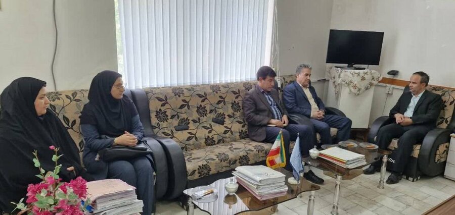 دیدار رئیس بهزیستی چهاربرج با رئیس دادگستری شهرستان
