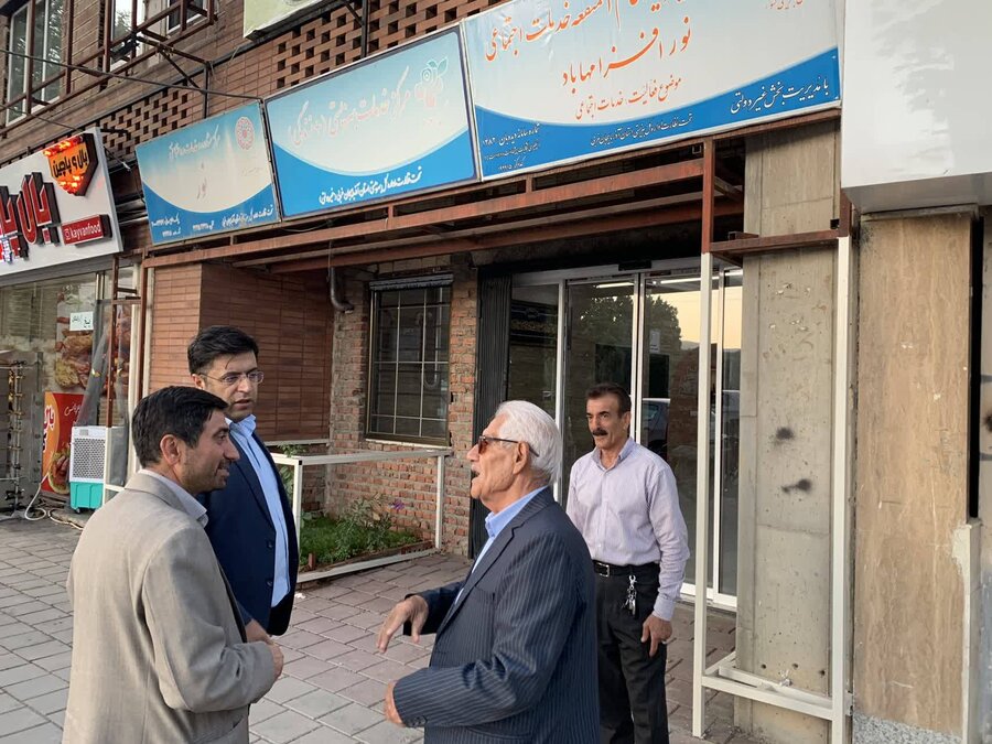 بازدید مدیر حراست و معاون سلامت اجتماعی استان از مراکز مشاوره و خدمات روان‌شناختی بهزیستی در مهاباد