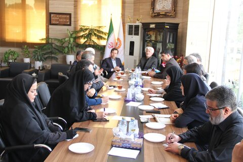 جلسه مدیر کل بهزیستی فارس با رئیس دانشگاه علمی کاربردی