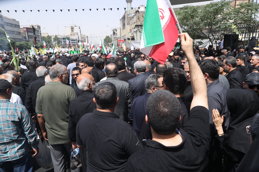 حضور رئیس سازمان بهزیستی کشور در مراسم تشییع شهیدان جنگ دوازده روزه