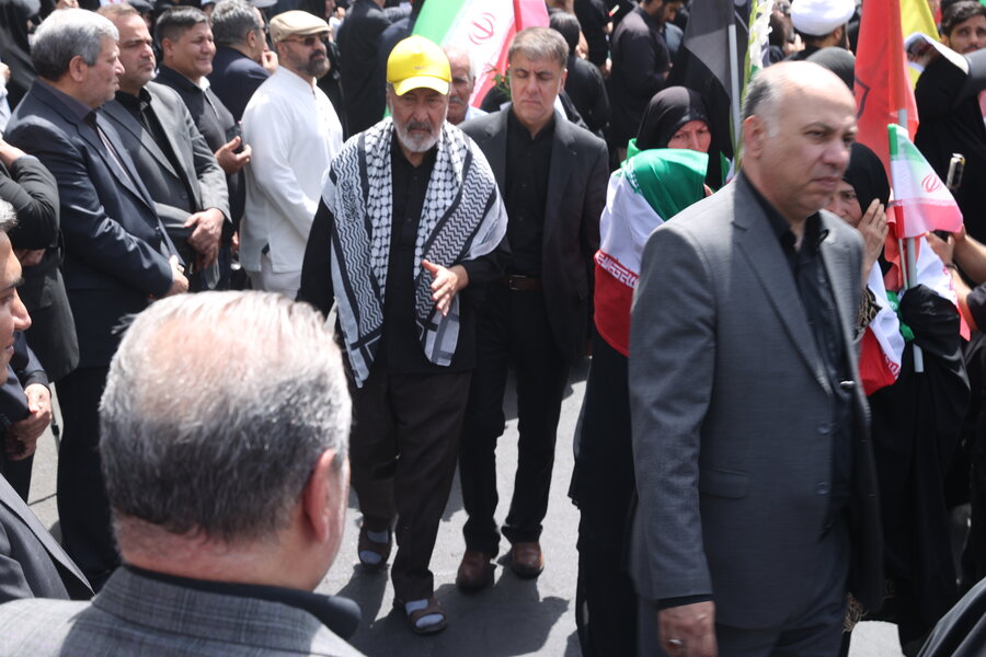 حضور رئیس سازمان بهزیستی کشور در مراسم تشییع شهیدان جنگ دوازده روزه