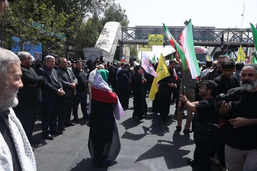 حضور رئیس سازمان بهزیستی کشور در مراسم تشییع شهیدان جنگ دوازده روزه