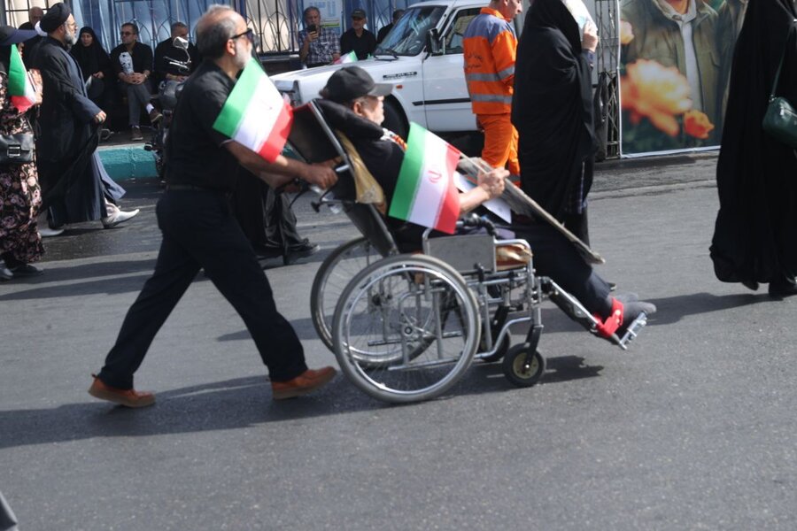 حضور رئیس سازمان بهزیستی کشور در مراسم تشییع شهیدان جنگ دوازده روزه