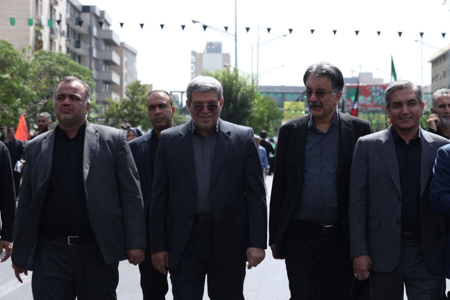 حضور رئیس سازمان بهزیستی کشور در مراسم تشییع شهیدان جنگ دوازده روزه