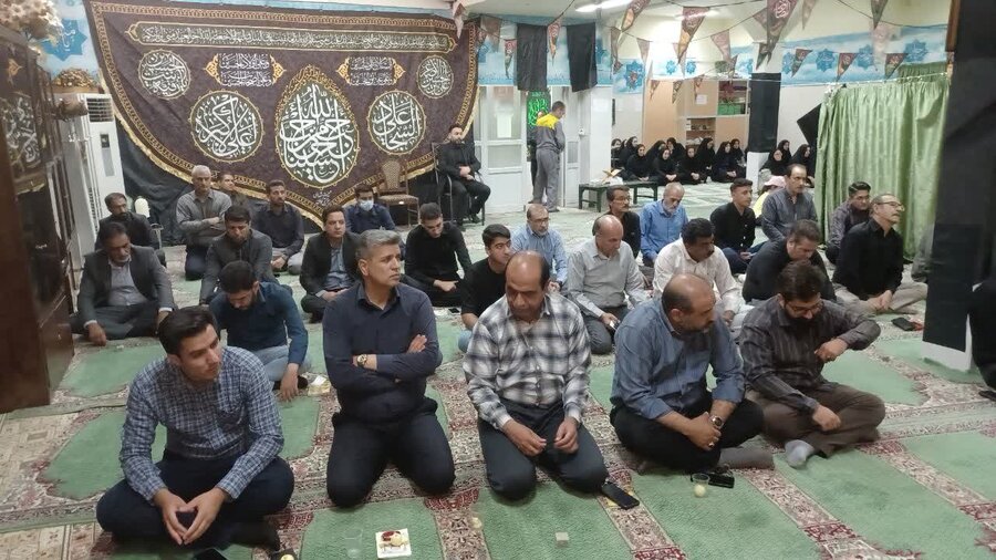 مراسم عزاداری سید و سالار شهیدان در بهزیستی استان کرمان برگزار شد