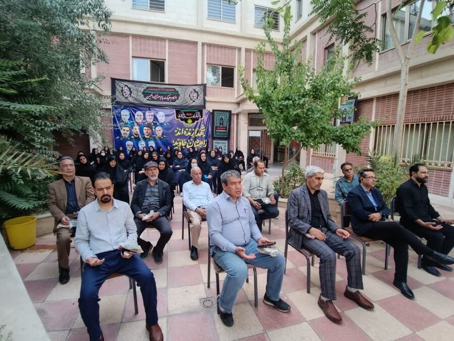 برگزاری مراسم پر فیض زیارت عاشورا در بهزیستی شهرستان کرمان