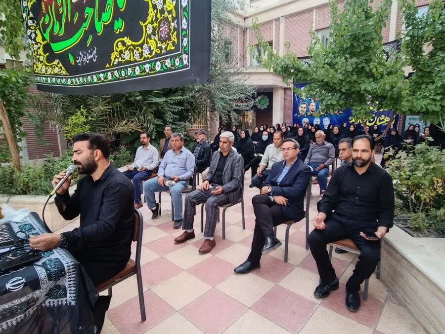 برگزاری مراسم پر فیض زیارت عاشورا در بهزیستی شهرستان کرمان 