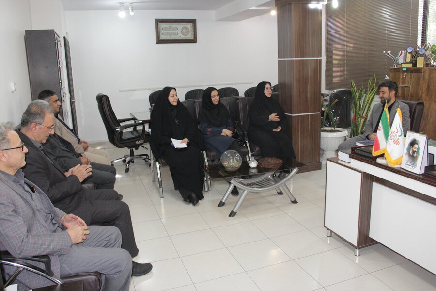 دیدار سرپرست و معاونین اداره کل بهزیستی استان اصفهان با معاون اجتماعی دادگستری 
