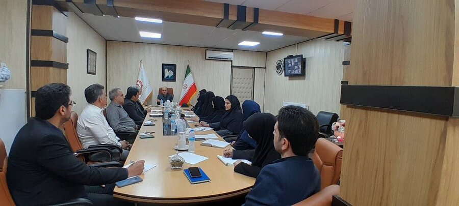 نشست کمیته فرهنگی و پیشگیری شورای هماهنگی مبارزه با مواد مخدر استان در اداره کل بهزیستی گیلان
