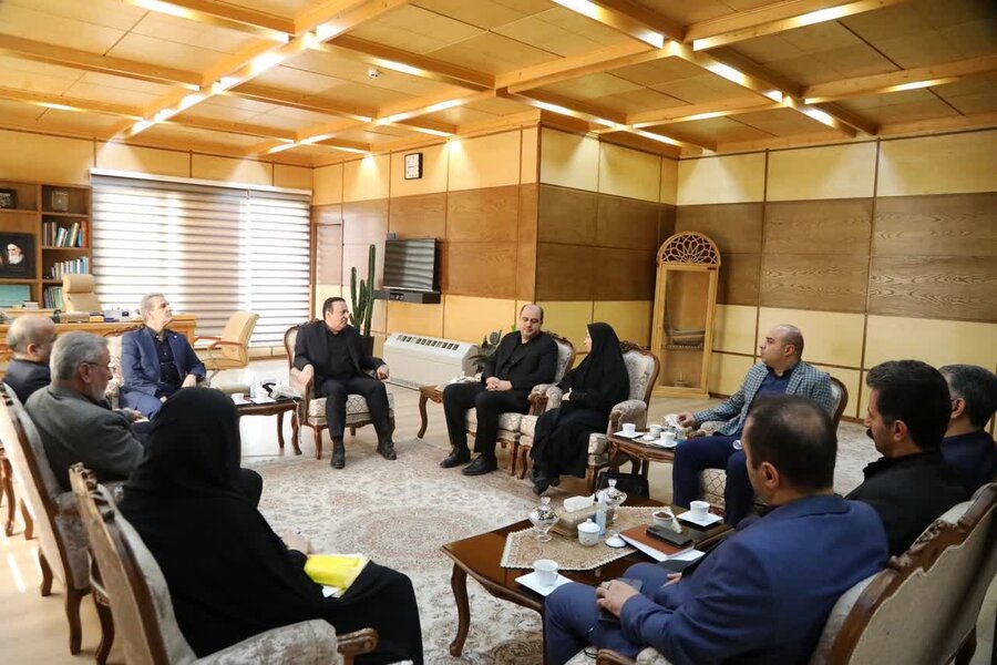 دیدار معاون سلامت اجتماعی بهزیستی کشور با  استاندار قزوین