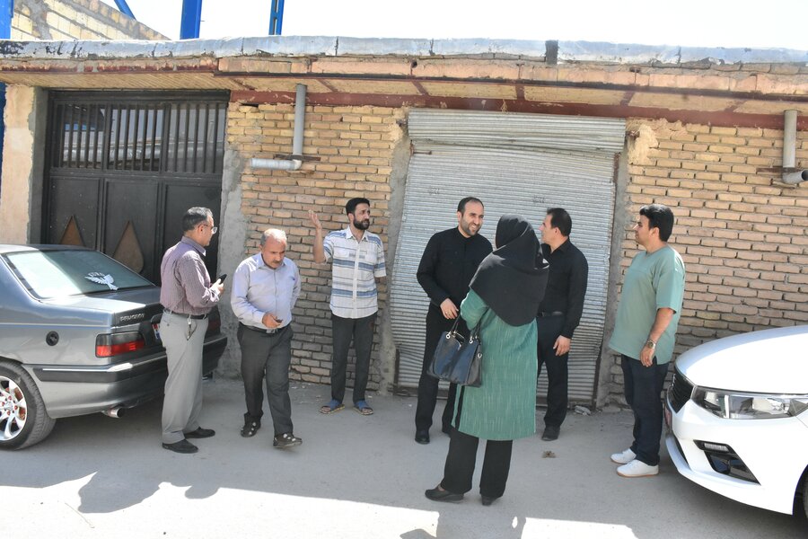 بازدید از نقاط حادثه دیده از جنگ تحمیلی