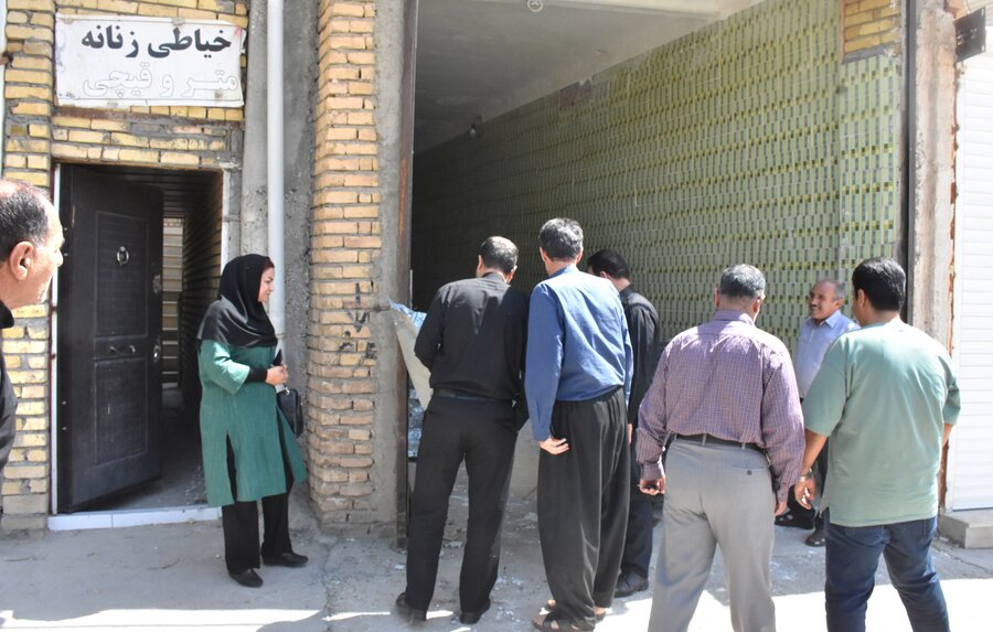 بازدید از نقاط حادثه دیده از جنگ تحمیلی