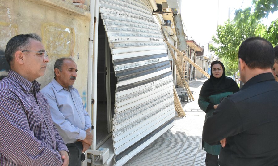 دیدار مدیرکل بهزیستی با حادثه‌دیدگان جنگ ۱۲روزه