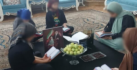 ساوجبلاغ | مراسم عزاداری دهه اول محرم توسط فرزندان خانه درخشان امام رضا (ع) برپاشد