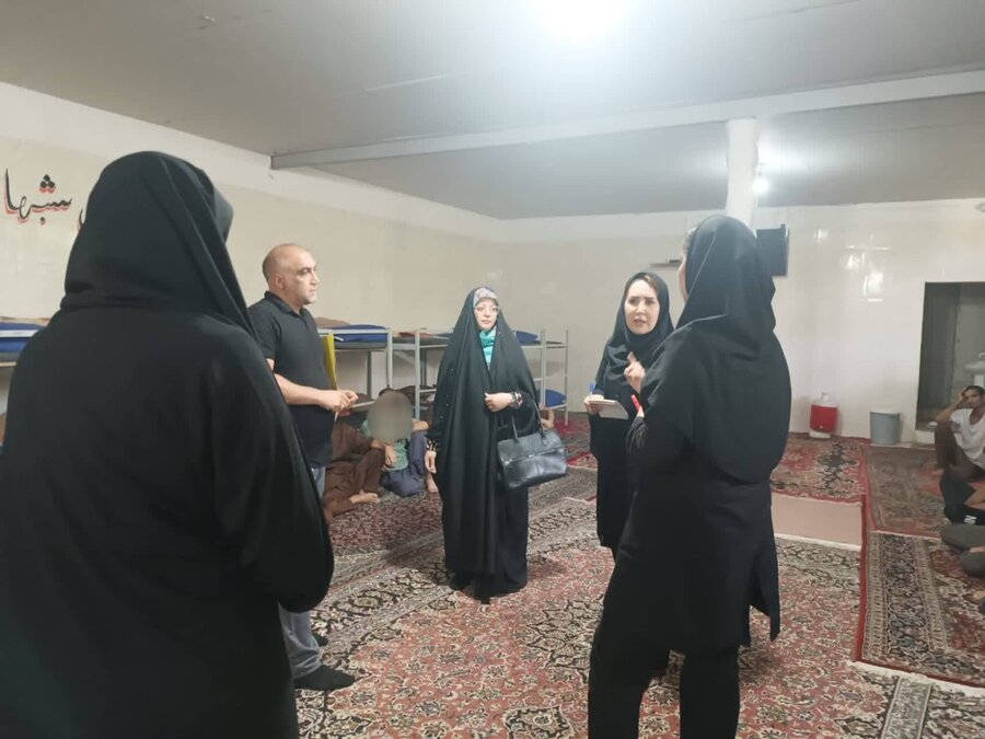 شهریار | بازدید رئیس بهزیستی از مرکز ماده۱۶معتادین متجاهر