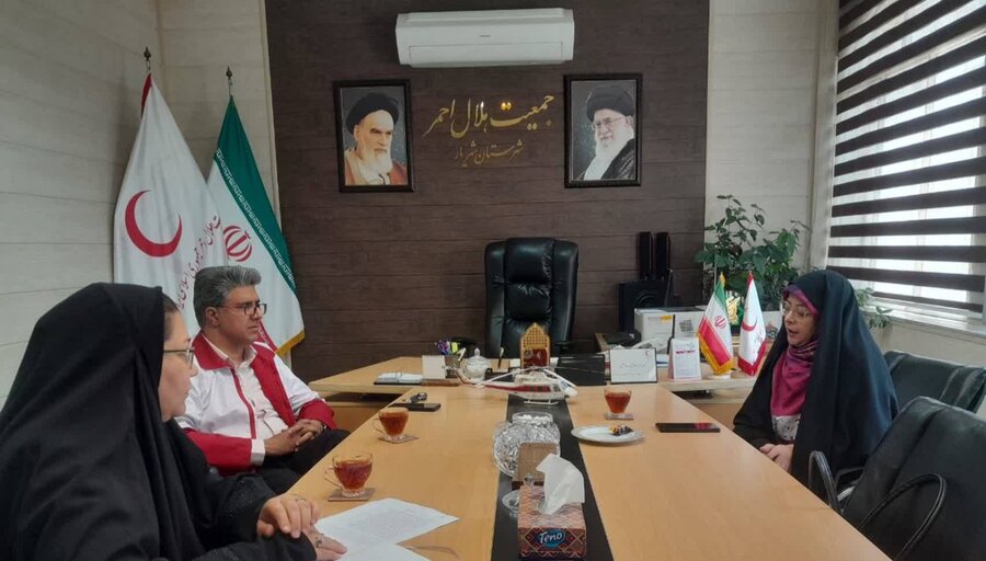 شهریار | برگزاری جلسه هماهنگی روسای بهزیستی و جمعیت هلال احمر شهرستان