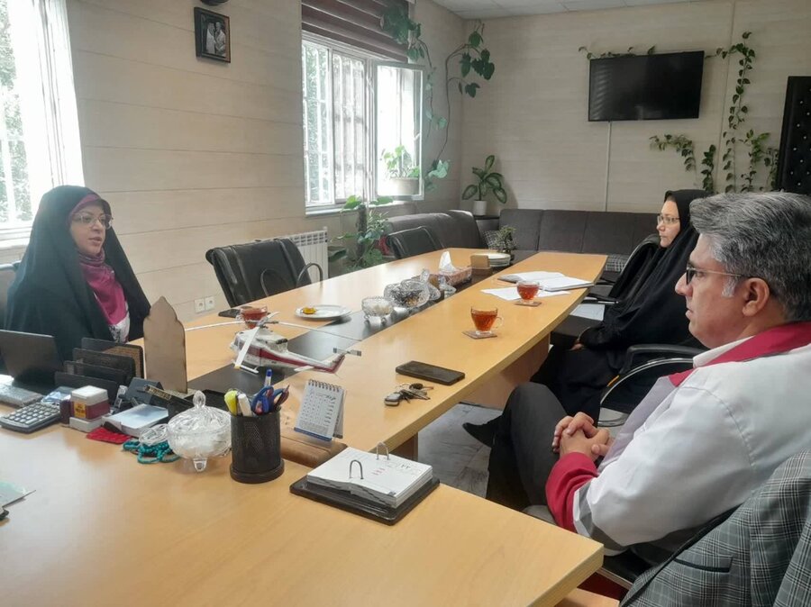 شهریار | برگزاری جلسه هماهنگی روسای بهزیستی و جمعیت هلال احمر شهرستان