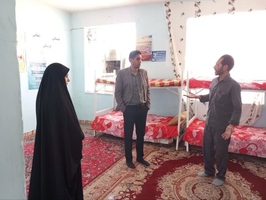 بازدید از کمپ ترک اعتیاد نجات یافتگان خاتم