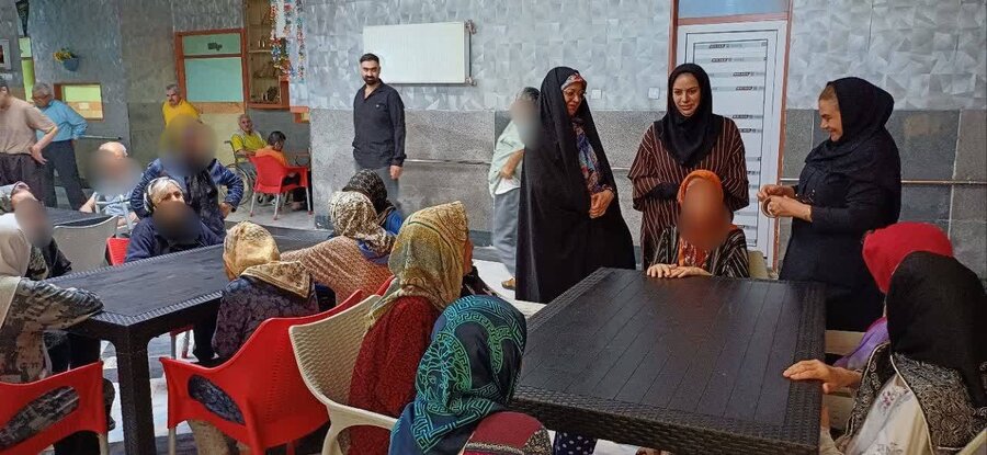 شهریار | بازدید رئیس اداره بهزیستی شهرستان از مرکز توانبخشی ونگهداری سالمندان تحت نظارت