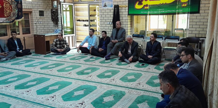 مراسم زیارت عاشورا و درر سوگ شهدای وطن