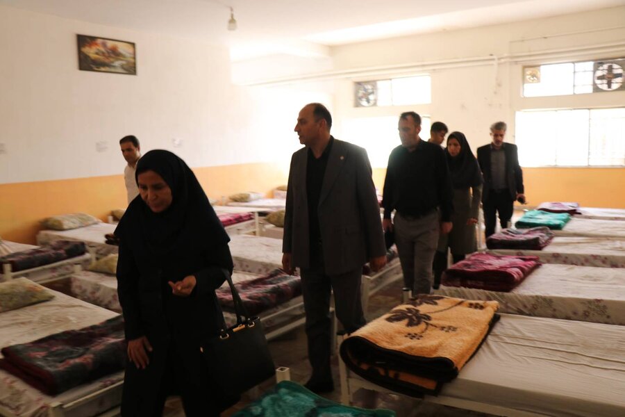 بازدید میدانی مدیرکل بهزیستی آذربایجان‌غربی از مراکز نگهداری معلولین ذهنی در میاندوآب