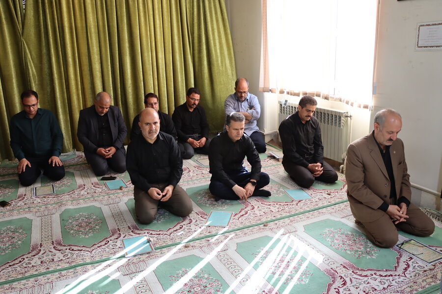 برگزاری آیین زیارت عاشورا و عزاداری سید و سالار شهیدان در بهزیستی استان مرکزی