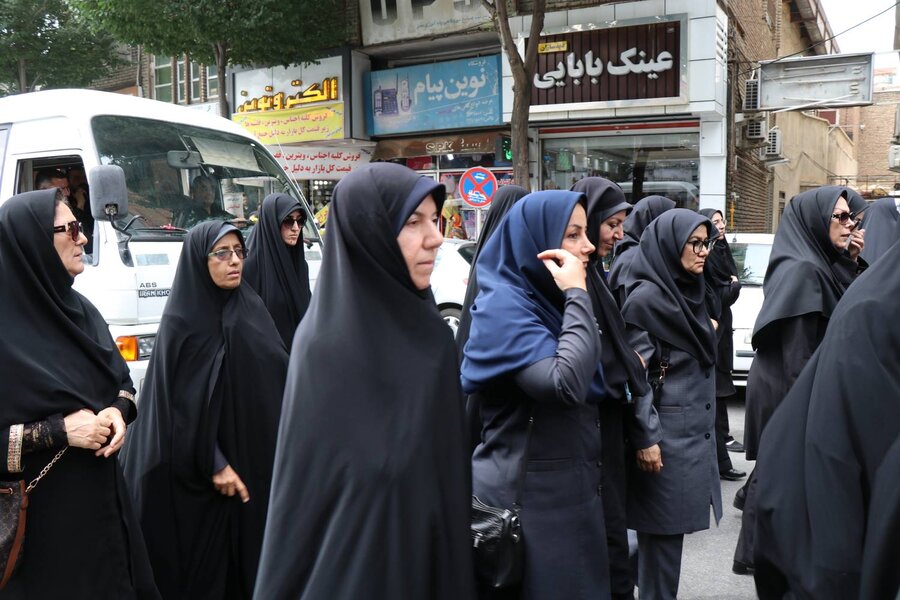 حضور مجموعه بهزیستی استان در مراسم بدرقه باشکوه سردار شهید «علیرضا لطفی» در ارومیه