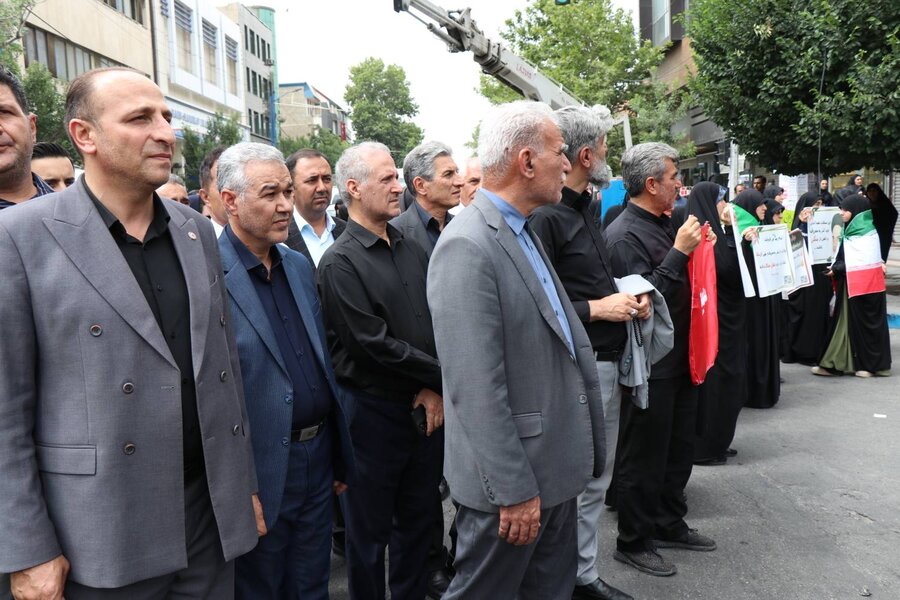 حضور مجموعه بهزیستی استان در مراسم بدرقه باشکوه سردار شهید «علیرضا لطفی» در ارومیه