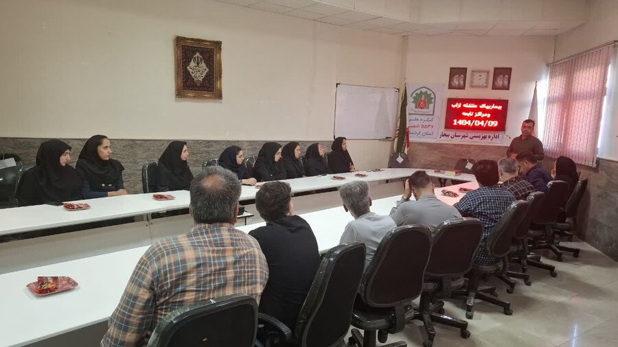 برگزاری کارگاه آموزشی پیشگیری از وبا در بهزیستی بیجار