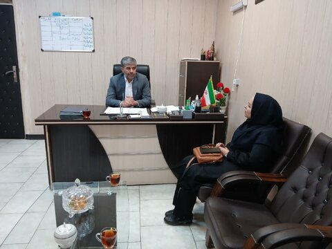 نشست رئیس اداره بهزیستی شهرستان نظرآباد با رئیس شورای اسلامی شهر برگزار شد