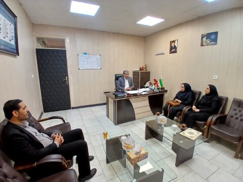 نشست رئیس اداره بهزیستی شهرستان نظرآباد با رئیس شورای اسلامی شهر برگزار شد