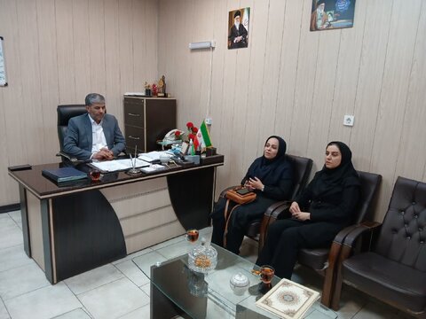 نشست رئیس اداره بهزیستی شهرستان نظرآباد با رئیس شورای اسلامی شهر برگزار شد