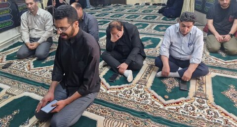 مراسم معنوی قرائت پرفیض زیارت عاشورا به یاد شهداء اقتدار در کرج برگزار شد