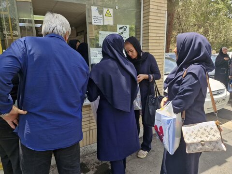 مراسم معنوی قرائت پرفیض زیارت عاشورا به یاد شهداء اقتدار در کرج برگزار شد