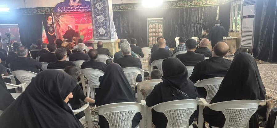 شهر قدس | حضور کارشناسان اورژانس اجتماعی بهزیستی در مراسم یادبود شهدای شهرستان