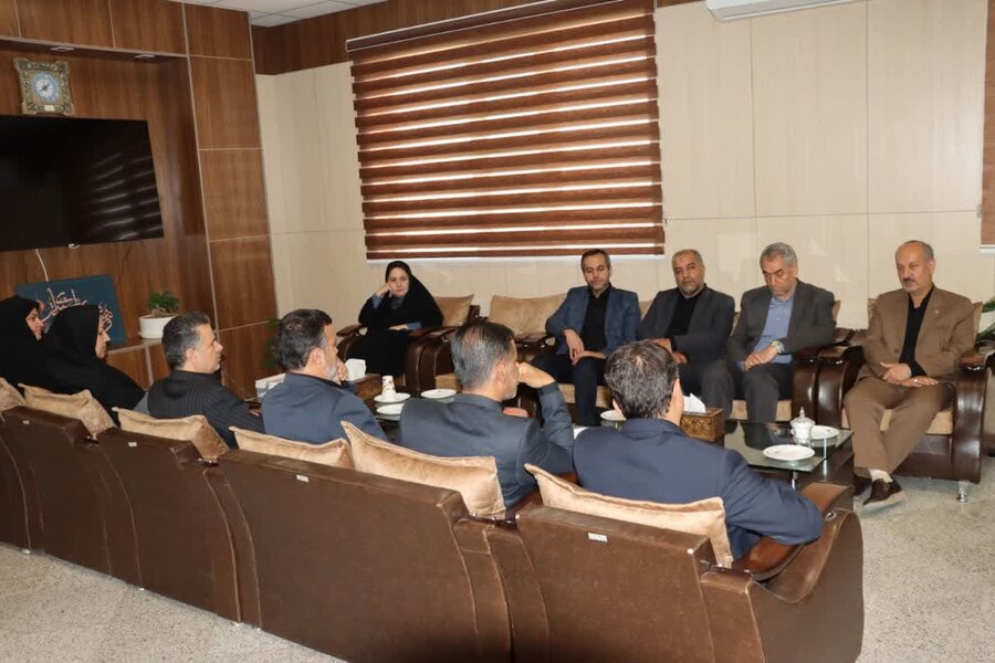دیدار سرپرست اداره‌کل بهزیستی استان مرکزی با افضلی بازرس کل بازرسی استان مرکزی