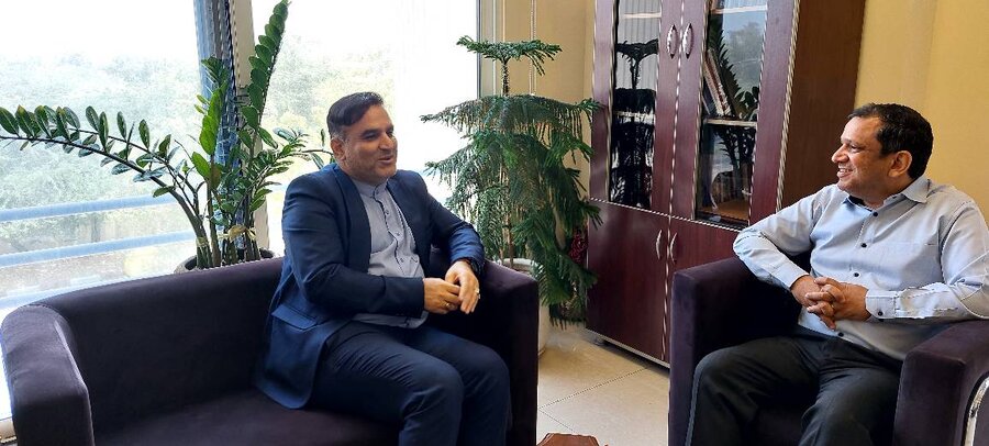 دیدار سرپرست اداره بهزیستی کیش و دبیر ستاد مبارزه با مواد مخدر جزیره کیش 