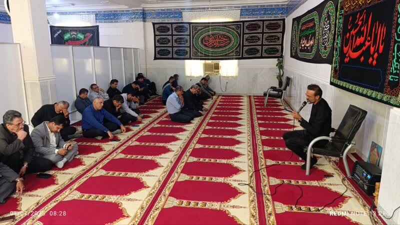 برگزاری مراسم پرفیض قرائت زیارت عاشورا به مناسبت دهه اول محرم