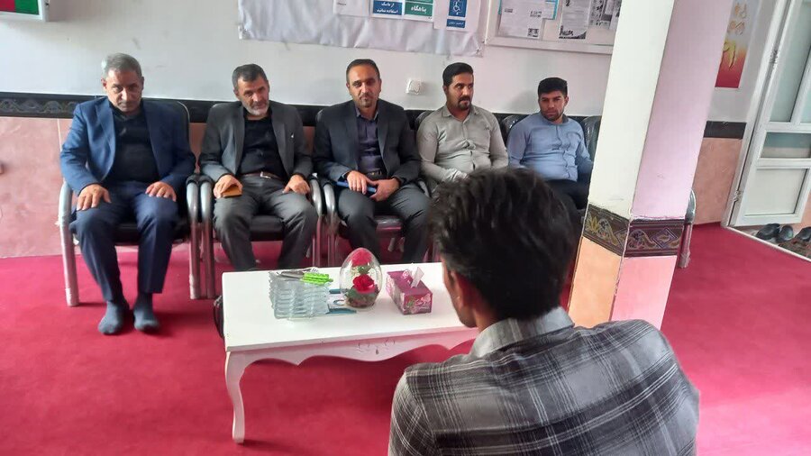 حضور مدیرکل بهزیستی استان کردستان در بهزیستی شهرستان دیواندره