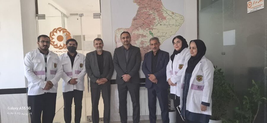 حضور مدیرکل بهزیستی استان کردستان در بهزیستی شهرستان دیواندره