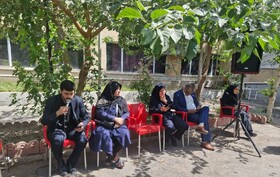 کرج‌ | آیین‌ معنوی سوگواری پنجم محرم در اداره بهزیستی کرج برگزار شد