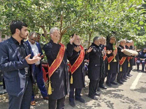آیین‌ معنوی سوگواری پنجم محرم در اداره بهزیستی کرج برگزار شد