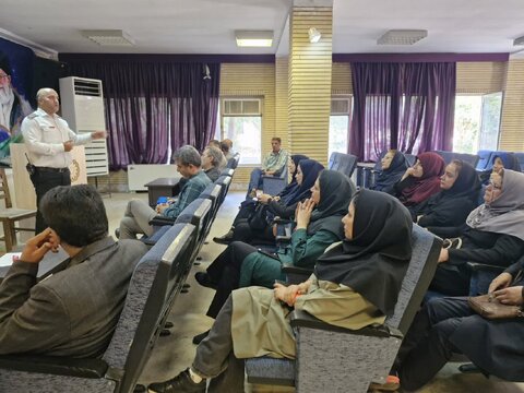 اجرای مرحله دوم کارگاه آموزشی «مدیریت بحران» در کرج