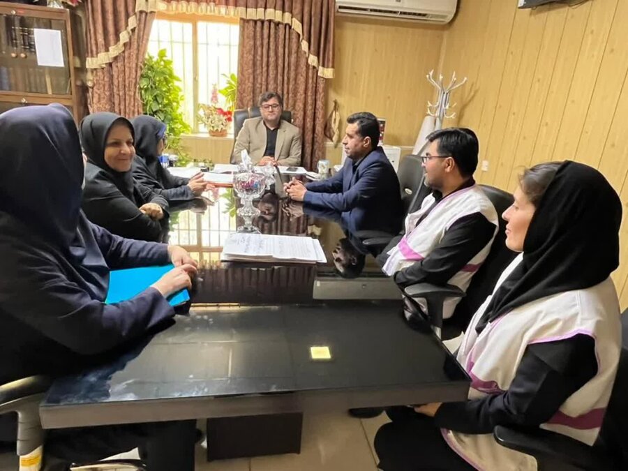 دیدار رئیس بهزیستی مسجدسلیمان با دادستان به مناسبت هفته قوه قضائیه