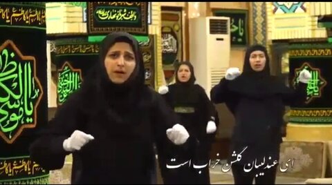 ببینیم | سرود ناشنوایان به مناسبت شهادت حضرت علی اصغر(ع)