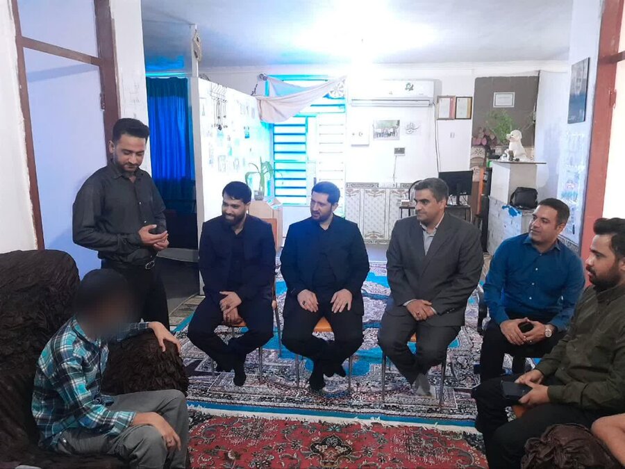 بازدید دادستان عنبرآباد از مرکز نگهداری پسران کم توان ذهنی کامیار