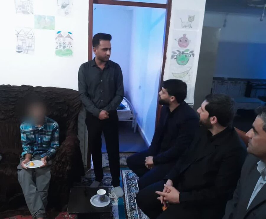 بازدید دادستان عنبرآباد از مرکز نگهداری پسران کم توان ذهنی کامیار