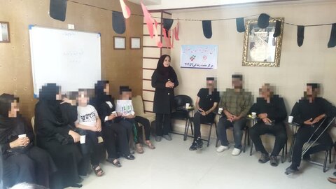 مراسم سوگواری حضرت اباعبدالله الحسین (ع) با حضور مددجویان بهزیستی شهرستان کرج برپا شد