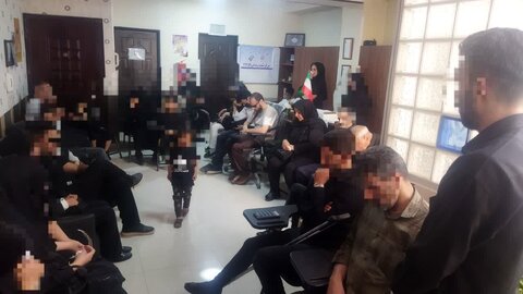 مراسم سوگواری حضرت اباعبدالله الحسین (ع) با حضور مددجویان بهزیستی شهرستان کرج برپا شد