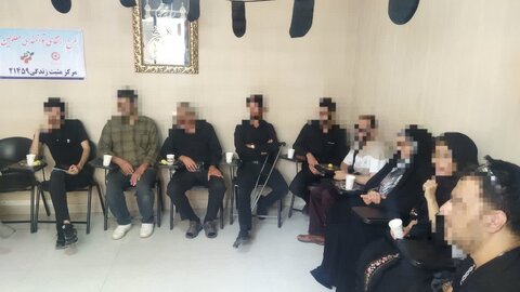 مراسم سوگواری حضرت اباعبدالله الحسین (ع) با حضور مددجویان بهزیستی شهرستان کرج برپا شد